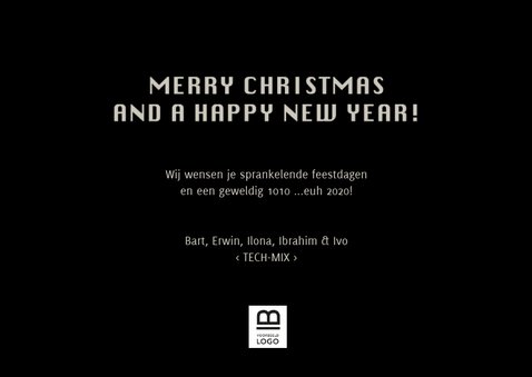Grappige kerstkaart voor de ICT branch met kerst broncode 3