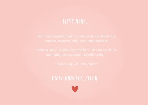 Grappige moederdagkaart moeder en dochter relation-chip 3