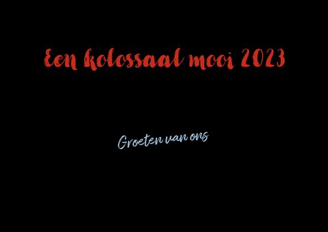 Grappige nieuwjaarskaart met 2 olifanten, die proosten 3