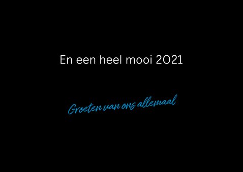 Grappige nieuwjaarskaart met 2 olifanten op 1,5 meter 3