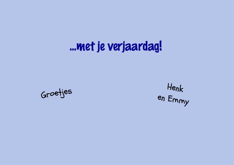 Grappige verjaardagskaart met olifant en muis en bloemen 3