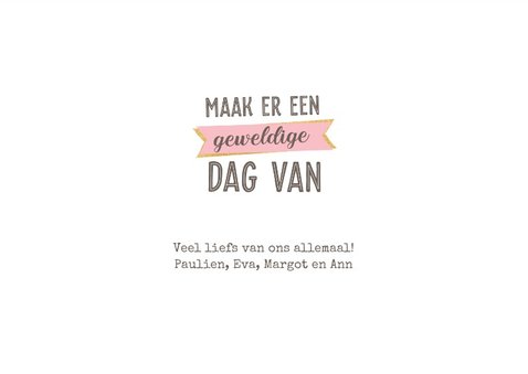 Grappige verjaardagskaart panda 3