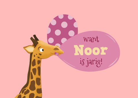 Grappige verjaardagskaart rennende dieren 2