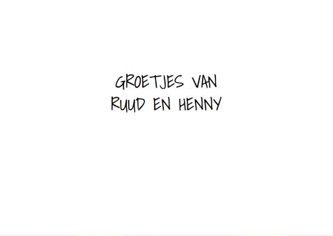Grappige verjaardagskaart voor het feestvarken 2