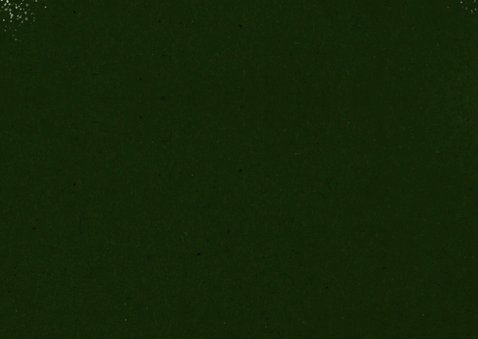 Groene kerstkaart met goudlook sterren ijskristallen Achterkant