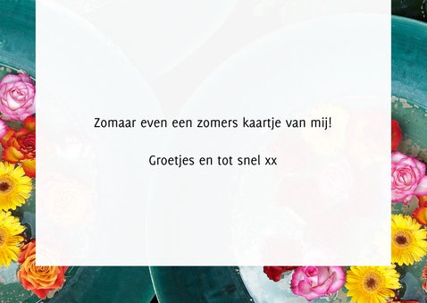 Groetjes bloemenschaal 3