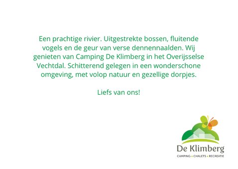 Groetjes van camping de Klimberg! 3