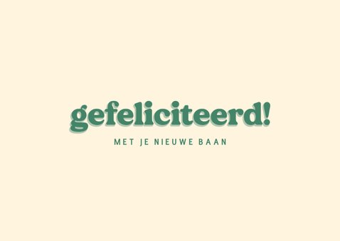 Hippe felicitatiekaart voor een nieuwe baan koffiemachine 2