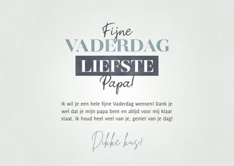 Hippe fotocollage vaderdag kaart met raster en typografie 3