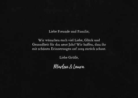 Hippe Neujahrskarte Foto und Happy New Year 3