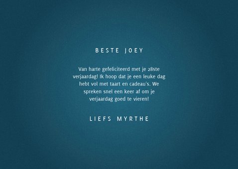 Hippe verjaardagskaart retro 'Happy Birthday' 3
