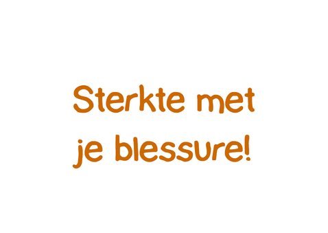 Hockey blessure met pleisters 3