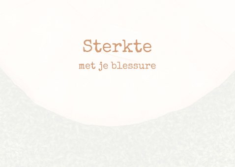 Hockey blessure met pleisters 3
