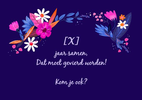 Jubileum bloemenkrans 2