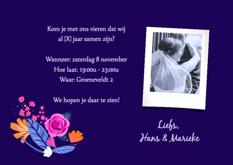 Jubileum bloemenkrans 3