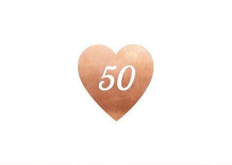 Jubileum hart 50 jaar getrouwd 2