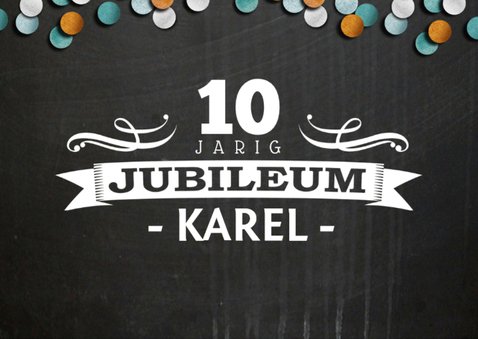 jubileum medewerker krijt krijtbord 2