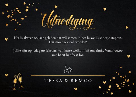 Jubileumkaart 12,5 jaar foto hartje hout 3
