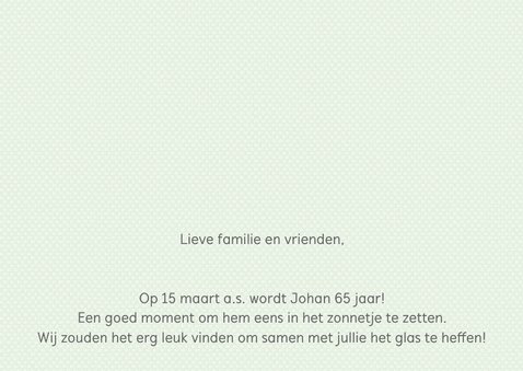Jubileumkaart anemonen 65 jaar 2