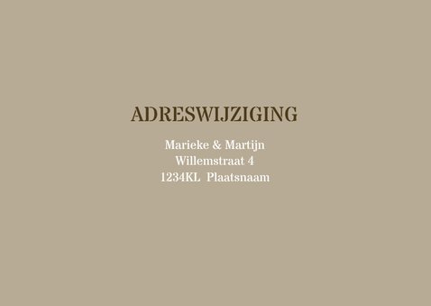 Jute en houtlook verhuiskaart  3