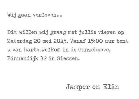 Kaart hart Verloven 3