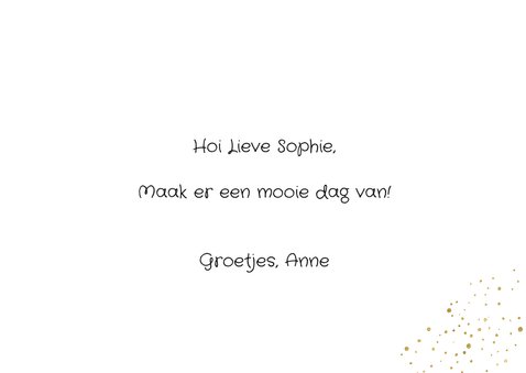 Kaart met LOVE letters van bloemen 3
