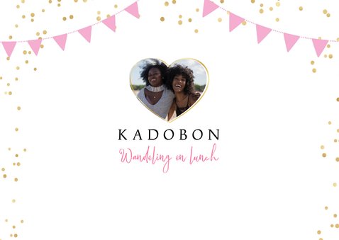Kadobon voor haar trendy illustratie kado's & confetti 2
