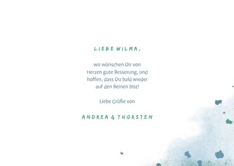 Karte Gute Besserung Warm hugs mit Kakteen 3