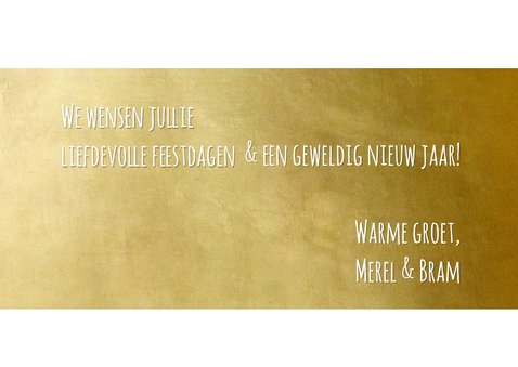 Kerst collage goud 3