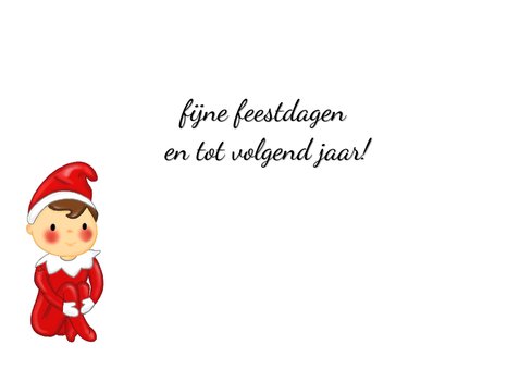 Kerst Elf on a Shelf - TbJ 3