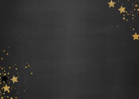 Kerst hippe foto kaart krijtbord sterren Lovely Christmas 2
