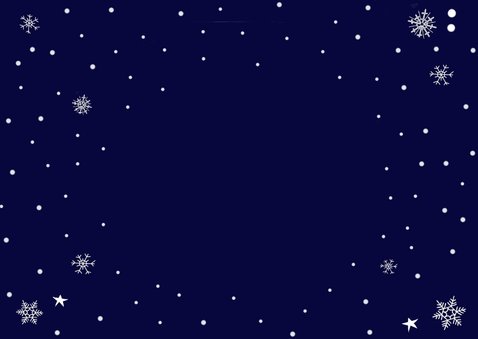 Kerst - kerstman en rendier zakelijk Achterkant