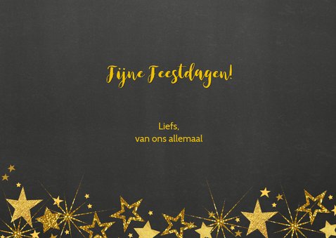 Kerst krijtbord handlettering goud glitter 2020 3