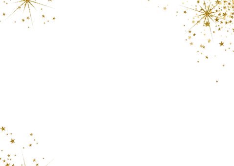 Kerst modern kerstkaart met 3 foto's en vele sterren 2021 2