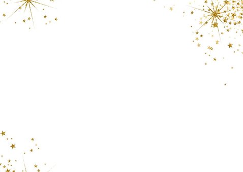Kerst modern kerstkaart met 3 foto's en vele sterren 2027 2