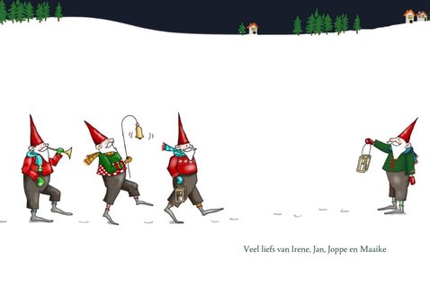 Kerst - Negen kerstmannetjes op kerstavond 3