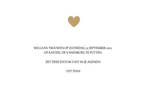 Kerst Save the date kaart 3