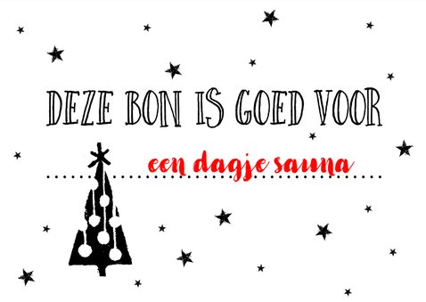 Kerst tegoedbon handlettering kerstbomen 3