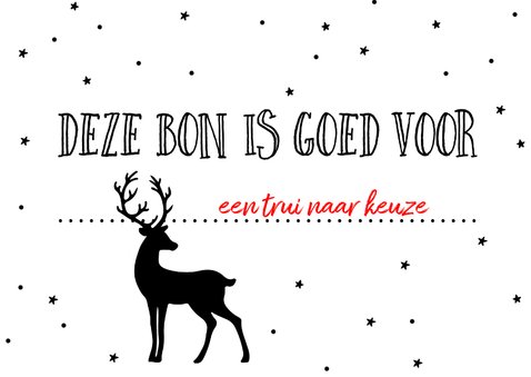 Kerst tegoedbon handlettering rendieren 3