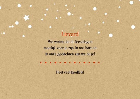 Kerst xoxo hugs and kisses voor steun 3