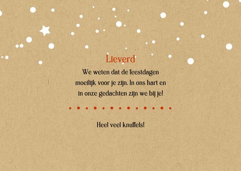 Kerst xoxo hugs and kisses voor steun 3