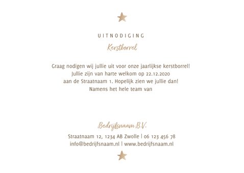 Kerstborrel met waterverf en sneeuw 3