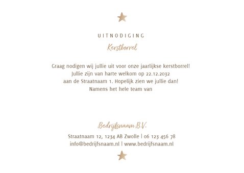 Kerstborrel met waterverf en sneeuw 3