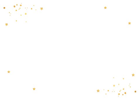 Kerstdiner uitnodiging wit confetti goudlook Achterkant