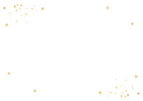 Kerstdiner uitnodiging wit confetti goudlook Achterkant