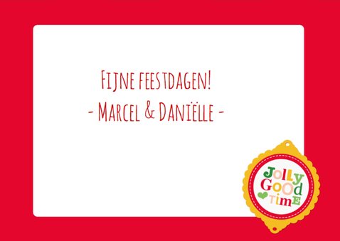 Kerstelfje 2 personen Eigen foto 3