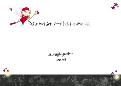 Kerstengeltje fotokaart ster 3