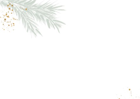 Kerstkaart 2026 kerstbal met foto 2