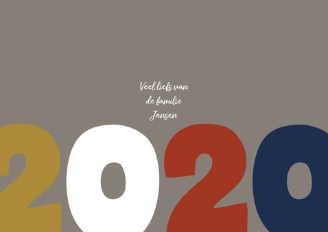 Kerstkaart best year ever 3