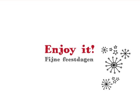 Kerstkaart christmas isn't a season 3